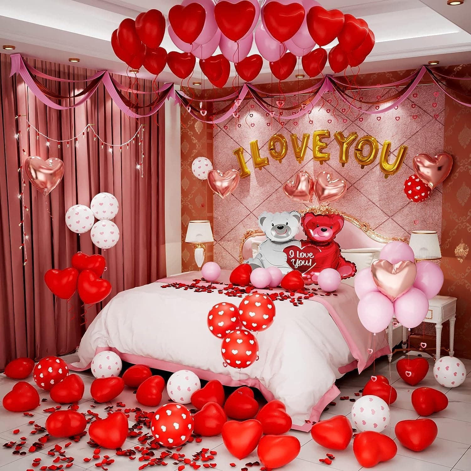 Valentine's Day Balloons Kit for Romantic Decorations 🎈