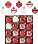 Thumbnail principal de Valery Madelyn Heart Bauble 4cm, 16 pcs 🎁