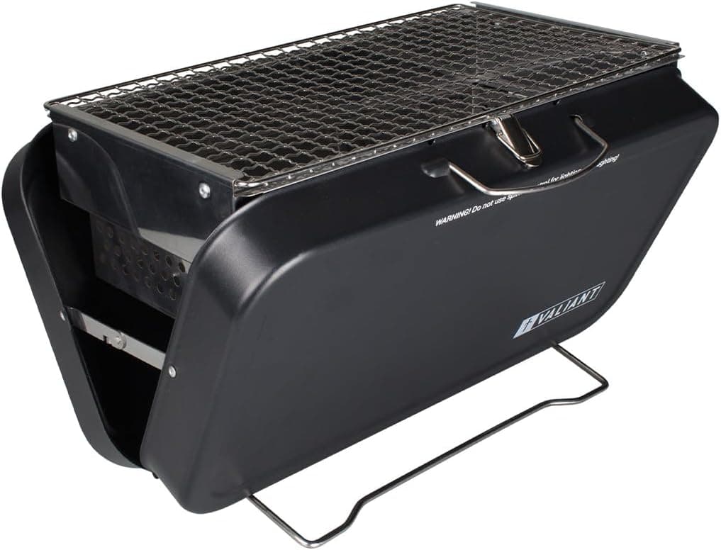 Valiant Portable Folding Picnic BBQ Black 🧺