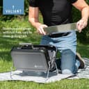 Thumbnail 3 de Valiant Portable Folding Picnic BBQ Black 🧺