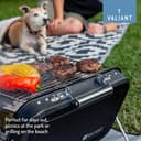 Thumbnail 4 de Valiant Portable Folding Picnic BBQ Black 🧺