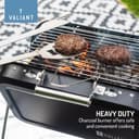 Thumbnail 5 de Valiant Portable Folding Picnic BBQ Black 🧺