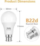 Thumbnail 2 de Vanke Bayonet B22 9W LED 806lm Warm White 3-pack 💡