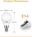 Thumbnail 2 de Vanke E14 LED Bulb 470 lm, 2700K Warm White 💡