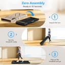 Thumbnail 7 de VANNECT 4 in 1 Walking Pad 9% incline, 330 lbs capacity 🚶