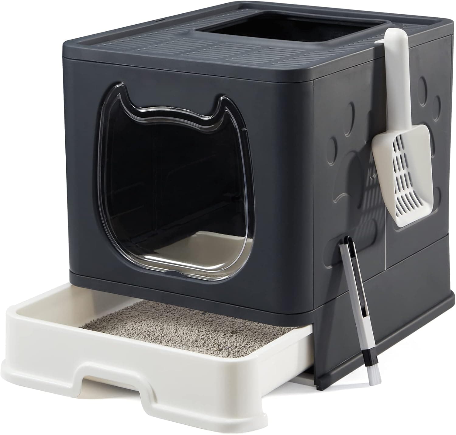 Vealind Covered Cat Litter Box with Lid 🐱