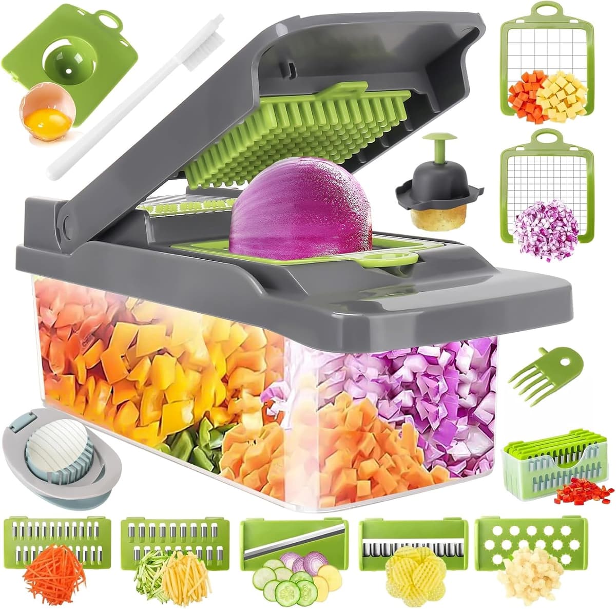 Veggie Vegetable Chopper Manual 1-piece 🥗