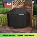 Thumbnail 4 de Velway Barbecue Cover 147x61x117 cm BBQ cover 📦