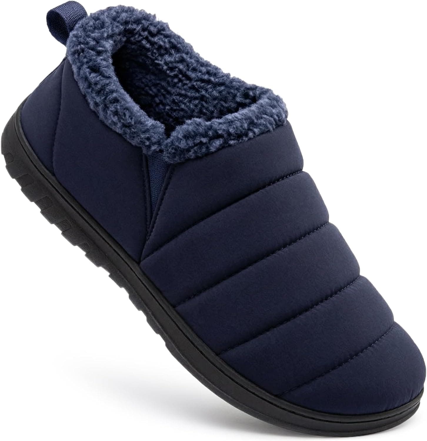 VeraCosy Men's Quilted Memory Foam Ankle Slippers 🥿