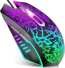 VersionTECH Gaming Mouse 3600 DPI, 6‑button ergonomic 🖱️