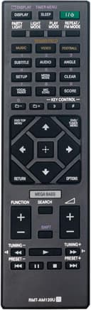 Thumbnail principal de VINABTY RMT-AM120U replacement remote for Sony audio 🎧