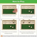 Thumbnail 2 de VingaHouse Shut the Box Game — 2-player wooden board 🎲