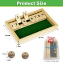 Thumbnail 4 de VingaHouse Shut the Box Game — 2-player wooden board 🎲