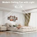 Thumbnail 4 de VOLISUN 50cm LED ceiling fan light, 6-speed 📡