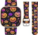 Thumbnail 2 de Vozehui Halloween Pumpkin Strap for Fitbit Versa 4 🎧