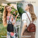 Thumbnail 1 de VX VONXURY Mini Backpack Purse PU leather shoulder bag 🎒