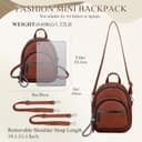 Thumbnail 2 de VX VONXURY Mini Backpack Purse PU leather shoulder bag 🎒