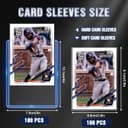 Thumbnail 1 de WAIZHIUA 200-piece card sleeves set 📷