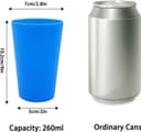 Thumbnail 2 de WAIZHIUA 27Pc reusable plastic cups 260 ml 🥤