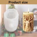 Thumbnail 1 de WANDIC Christmas Elk Silicone Mold 1 piece 🕯️