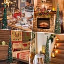 Thumbnail 6 de Warmiehomy 5ft glittering collapsible Christmas tree 🎄