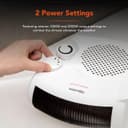 Thumbnail 2 de Warmlite WL44001 2000W fan heater with thermostat 🔥