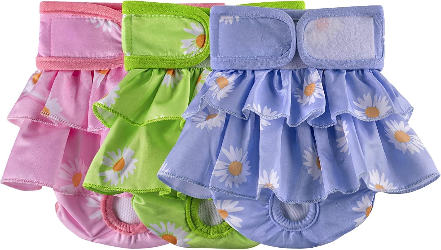 Washable Reusable Nappies 3-Pack Dog Diapers 🐶