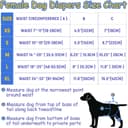 Thumbnail 1 de Washable Reusable Nappies 3-Pack Dog Diapers 🐶