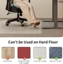 Thumbnail 2 de WASJOYE Office Chair Mat 90x120 cm 🪑