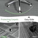 Thumbnail 3 de WASJOYE Office Chair Mat 90x120 cm 🪑