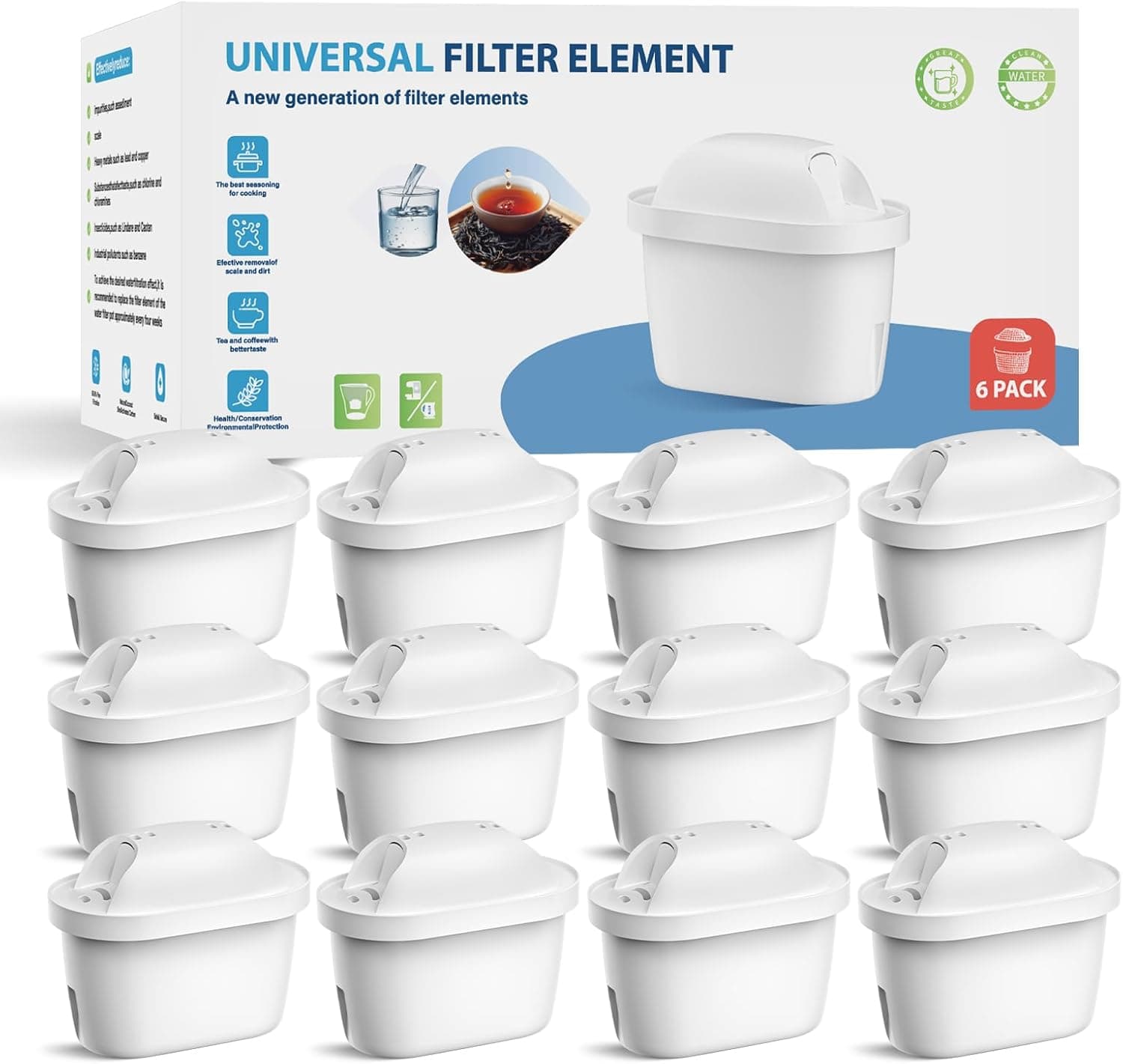 WaterJingYi Maxtra Pro compatible 12-pack water filters 💧