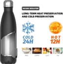 Thumbnail 2 de WATERSY Stainless Steel Insulated Bottle 500ml 🥤