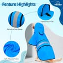 Thumbnail 2 de Weesiber Dog Raincoat Adjustable Large, Blue 🐶