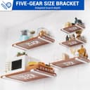 Thumbnail 4 de WELDUN 15 cm Metal Scaffold Shelf Brackets 🛠️