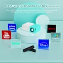 Thumbnail 2 de wepvo Projector YG300Plus — Portable WiFi Movie Projector 📽️