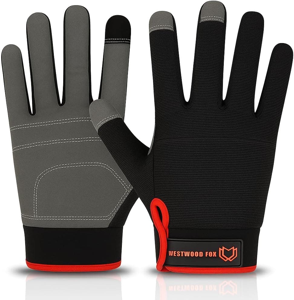WESTWOOD FOX Safety Work Gloves Medium — thorn‑proof, padded palms 🧤
