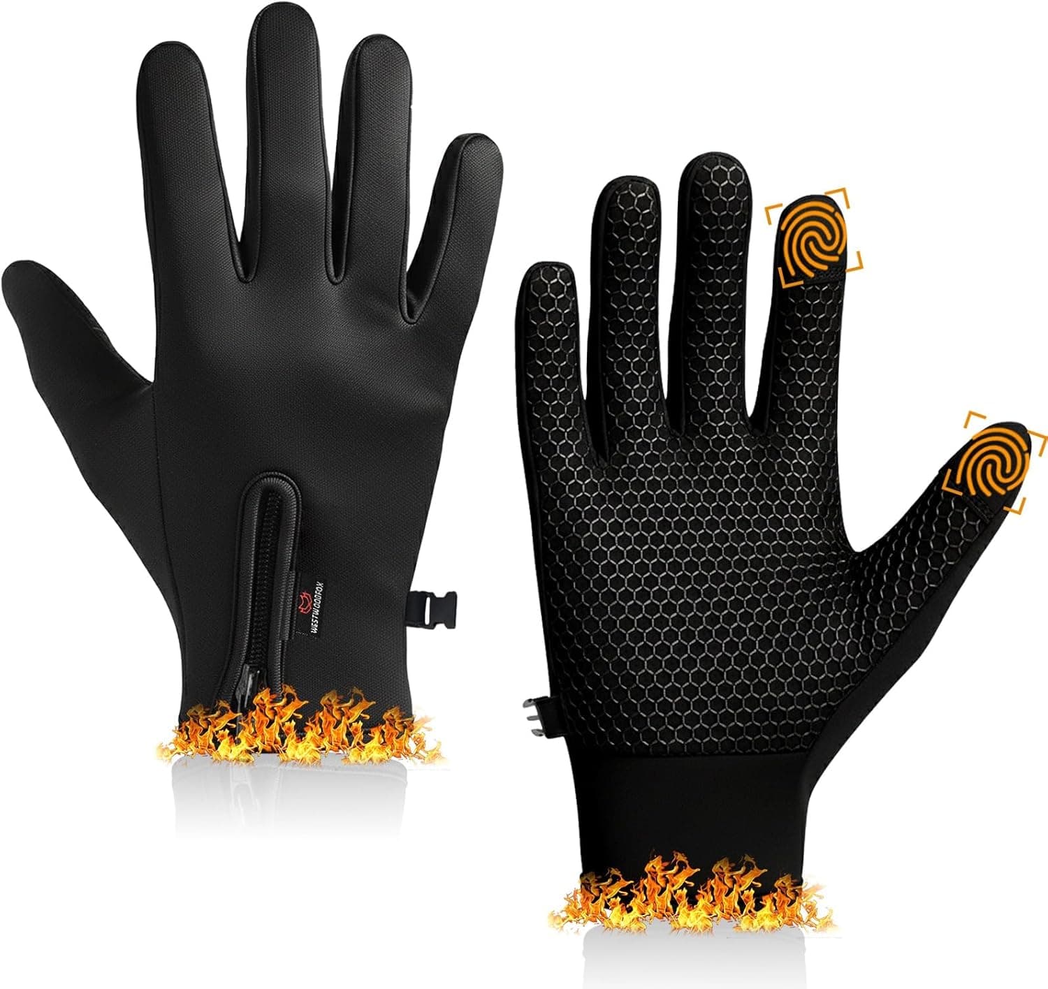 WESTWOOD FOX WFX Cycling Gloves Thermal touchscreen 1 pair 🧤