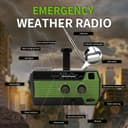 Thumbnail 1 de Wind Up Solar Radio SOLARBABY Emergency Radio though self-powered with 4000 mAh battery 📻