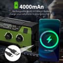 Thumbnail 5 de Wind Up Solar Radio SOLARBABY Emergency Radio though self-powered with 4000 mAh battery 📻