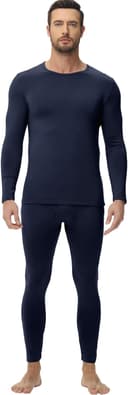 Thumbnail 1 de wirarpa Men's Thermal Underwear Set Fleece Lined Base Layer 👕