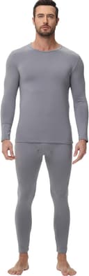 Thumbnail 3 de wirarpa Men's Thermal Underwear Set Fleece Lined Base Layer 👕