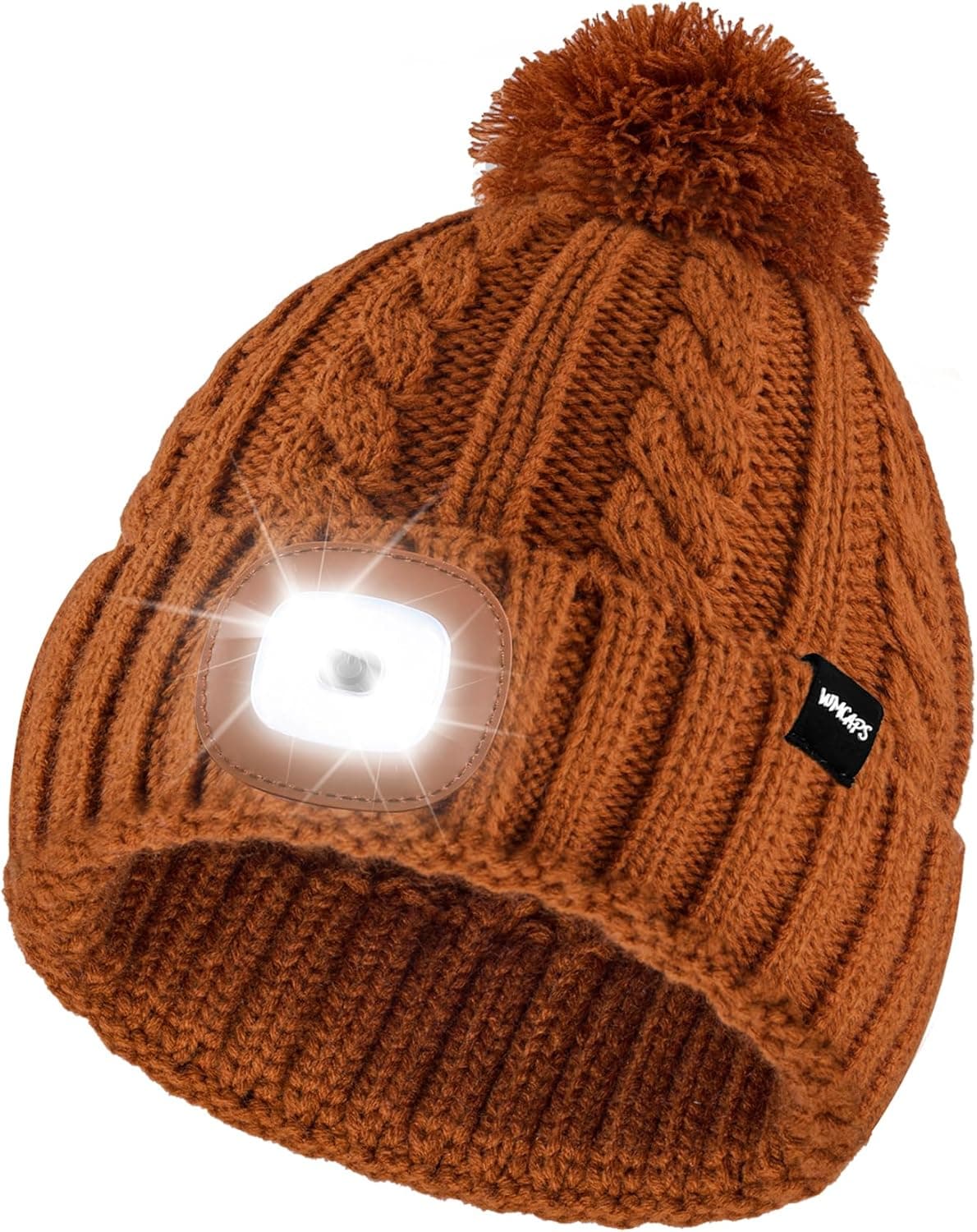 Wmcaps LED Beanie with Built‑in Light Beanie ⌚
