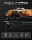 Thumbnail 1 de WOLFBOX G840S 12" 4K mirror dash cam with GPS 📷