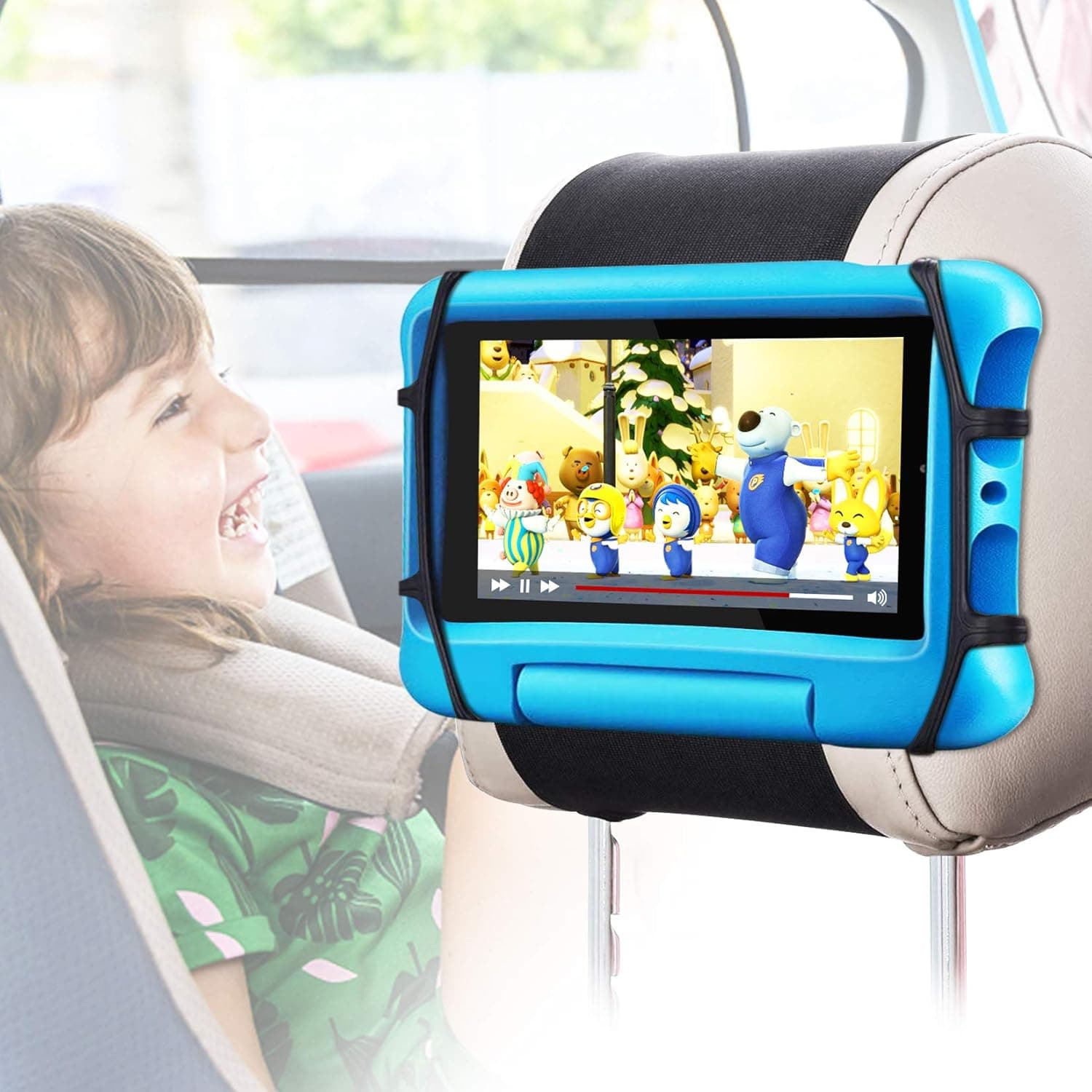 WONNIE Upgraded Car Headrest Tablet Mount 7–12.9in 📱