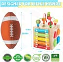 Thumbnail 5 de Wooden Activity Cube 8-in-1 Montessori Toys for 12M+ Toddlers 🎲