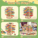 Thumbnail 2 de Wooden Board Game 42‑piece Montessori toy 🎲