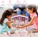 Thumbnail 4 de Wooden Dollhouse Furniture Set 22-piece for 5 rooms 🧸