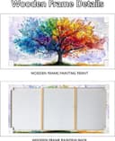 Thumbnail 4 de Wooden Framed Tree of Life Canvas 50x120 cm 🖼️