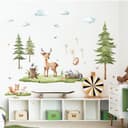 Thumbnail 5 de Woodland Animals Watercolour Wall Stickers 🖼️