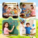 Thumbnail 1 de Wootoyz 150-piece magnetic building blocks for kids 🧩